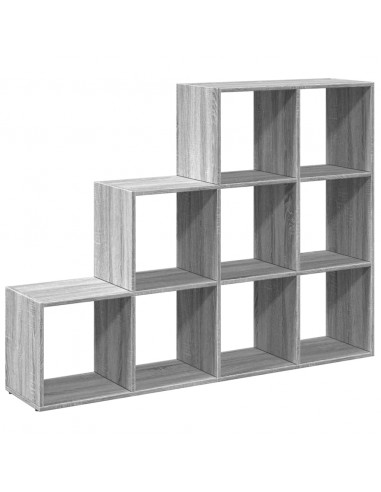 Libreria 3 Ripiani Grigio Sonoma 137,5x29x103,5 cm Truciolato