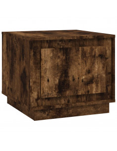 Tavolino da Salotto Rovere Fumo 51x50x44 cm Legno Multistrato 2