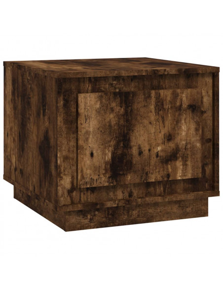 Tavolino da Salotto Rovere Fumo 51x50x44 cm Legno Multistrato