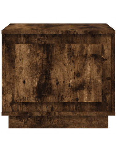 Tavolino da Salotto Rovere Fumo 51x50x44 cm Legno Multistrato