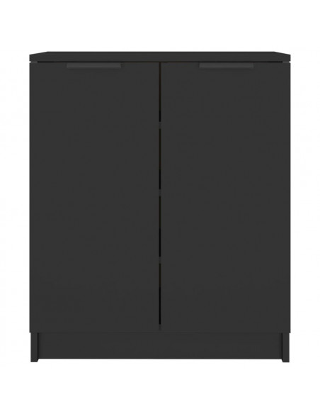 Scarpiera Nera 59x35x70 cm in Legno Multistrato