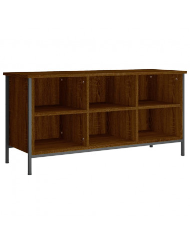 Scarpiera Rovere Marrone 100x35x50 cm in Legno Multistrato