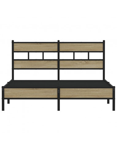 Giroletto senza Materasso Rovere Sonoma 160x200cm in Truciolato