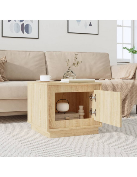 Tavolino da Salotto Rovere Sonoma 51x50x44 cm Legno Multistrato