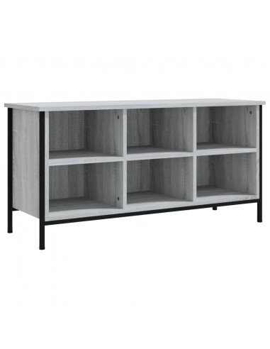 Scarpiera Grigio Sonoma 100x35x50 cm in Legno Multistrato