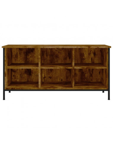 Scarpiera Rovere Fumo 100x35x50 cm in Legno Multistrato