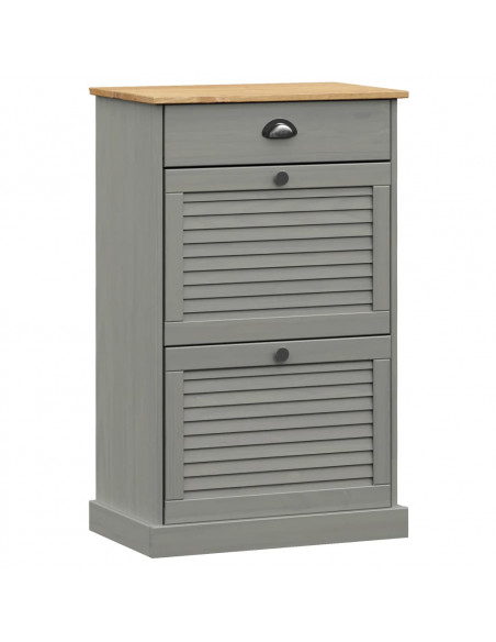 Scarpiera VIGO 60x35x96 cm in Legno Massello di Pino