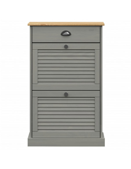 Scarpiera VIGO 60x35x96 cm in Legno Massello di Pino