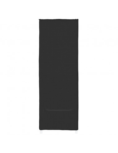 Scarpiera Nera 60x28x90 cm Tessuto