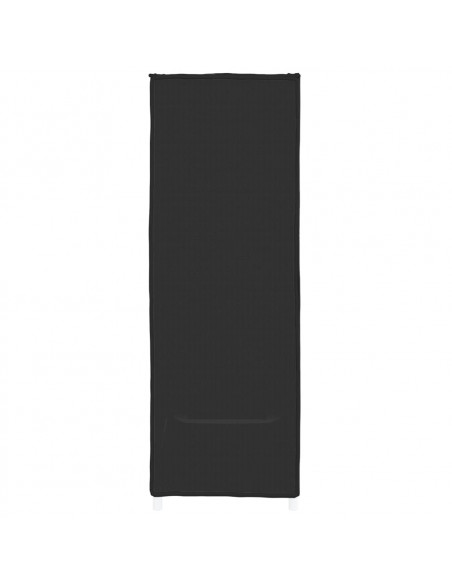 Scarpiera Nera 60x28x90 cm Tessuto