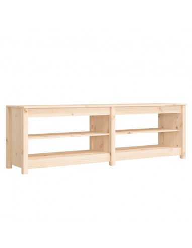 Scarpiera 160x36,5x50 cm in Legno Massello di Pino