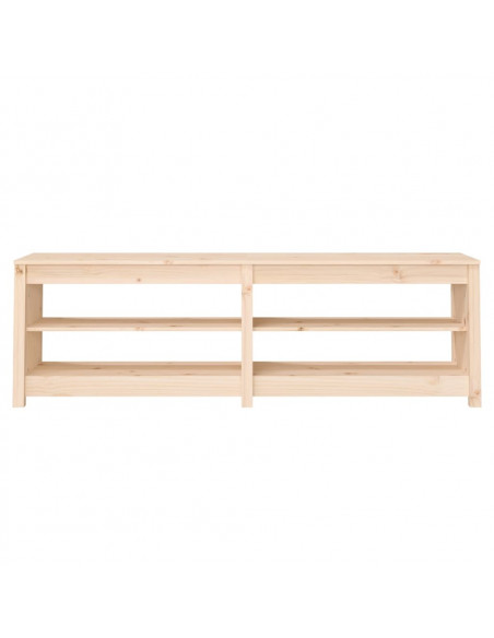Scarpiera 160x36,5x50 cm in Legno Massello di Pino
