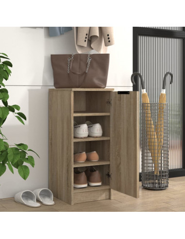 Scarpiera Rovere Sonoma 30x35x70 cm in Legno Multistrato