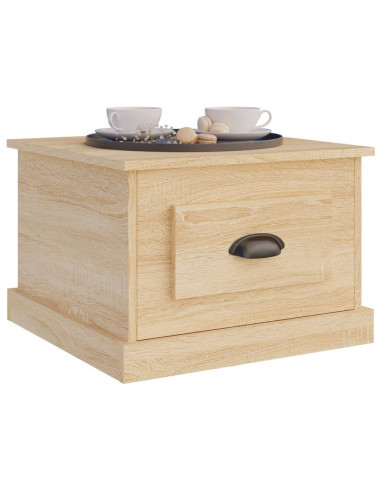 Tavolino da Salotto Rovere Sonoma 50x50x35 cm Legno Multistrato