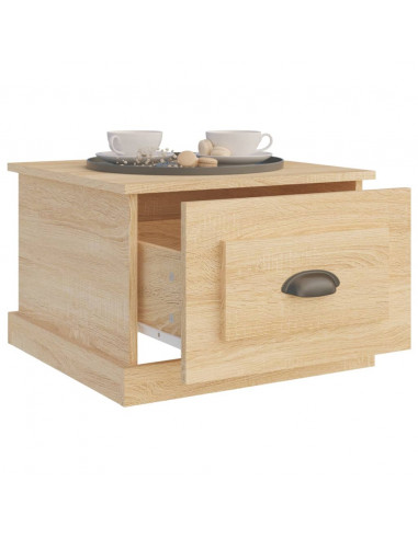 Tavolino da Salotto Rovere Sonoma 50x50x35 cm Legno Multistrato