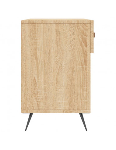 Panca Porta Scarpe Rovere Sonoma 102x35x55 cm Legno Multistrato