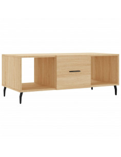Tavolino da Salotto Rovere Sonoma 102x50x40cm Legno Multistrato 2