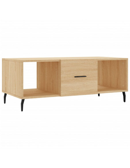 Tavolino da Salotto Rovere Sonoma 102x50x40cm Legno Multistrato