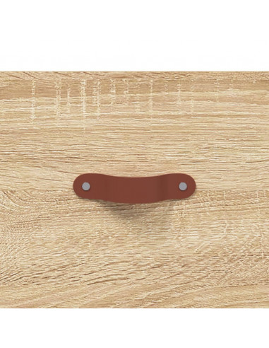 Panca Porta Scarpe Rovere Sonoma 102x35x55 cm Legno Multistrato