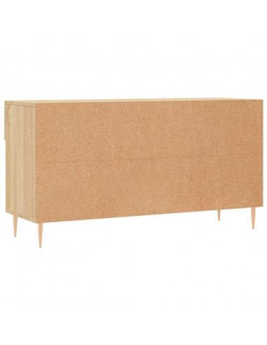 Panca Porta Scarpe Rovere Sonoma 102x35x55 cm Legno Multistrato