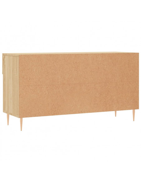 Panca Porta Scarpe Rovere Sonoma 102x35x55 cm Legno Multistrato