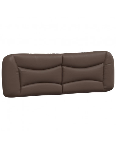 Cuscino Testiera Marrone 160 cm in Similpelle