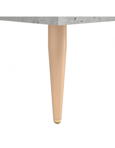 Panca Porta Scarpe Grigio Cemento 102x35x55cm Legno Multistrato