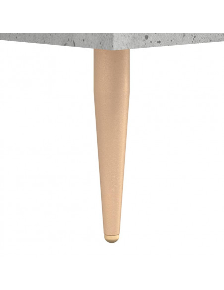 Panca Porta Scarpe Grigio Cemento 102x35x55cm Legno Multistrato
