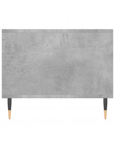 Tavolino Salotto Grigio Cemento 102x50x40 cm Legno Multistrato 2