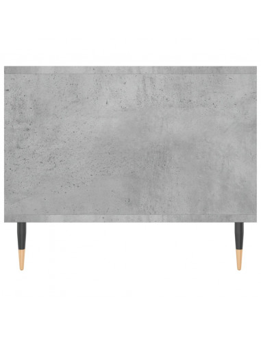 Tavolino Salotto Grigio Cemento 102x50x40 cm Legno Multistrato