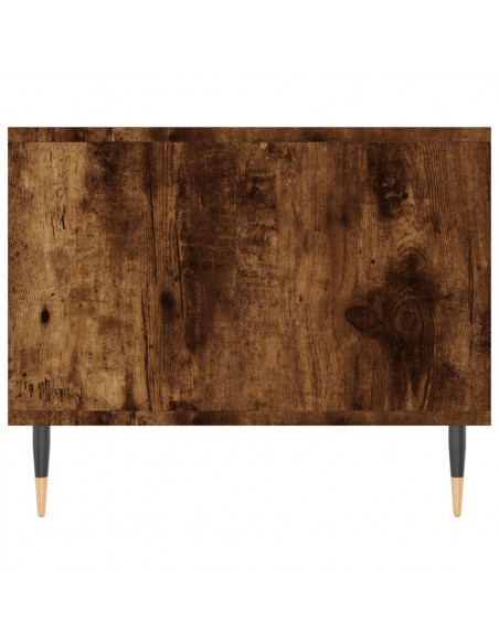 Tavolino da Salotto Rovere Fumo 102x50x40 cm Legno Multistrato