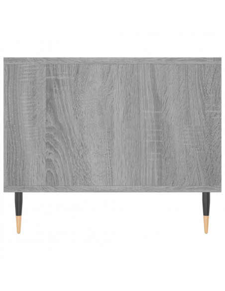 Tavolino da Salotto Grigio Sonoma 102x50x40cm Legno Multistrato