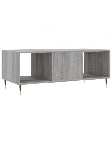 Tavolino da Salotto Grigio Sonoma 102x50x40cm Legno Multistrato