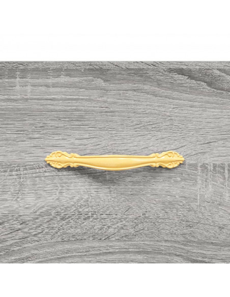 Tavolino da Salotto Grigio Sonoma 102x50x40cm Legno Multistrato