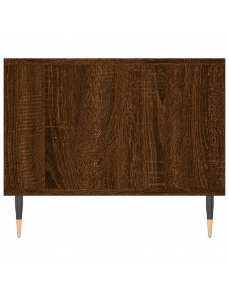 Tavolino Salotto Rovere Marrone 102x50x40 cm Legno Multistrato