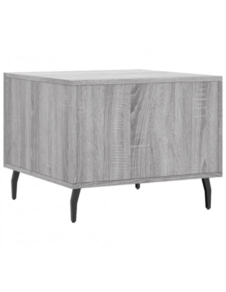 Tavolino da Salotto Grigio Sonoma 50x50x40 cm Legno Multistrato