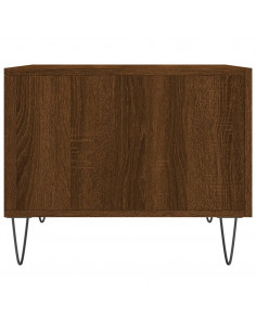 Tavolino da Salotto Rovere Marrone 50x50x40cm Legno Multistrato 2