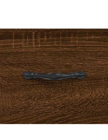 Tavolino da Salotto Rovere Marrone 50x50x40cm Legno Multistrato