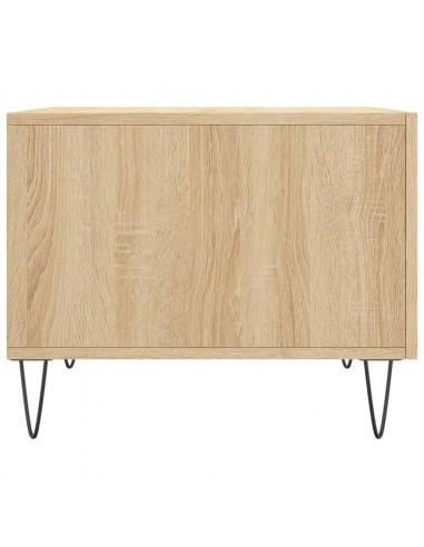 Tavolino da Salotto Rovere Sonoma 50x50x40 cm Legno Multistrato
