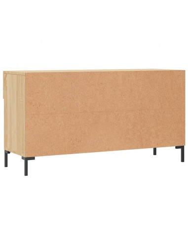 Panca Porta Scarpe Rovere Sonoma 102x35x55 cm Legno Multistrato