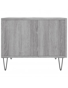 Tavolino da Salotto Grigio Sonoma 50x50x40 cm Legno Multistrato 2