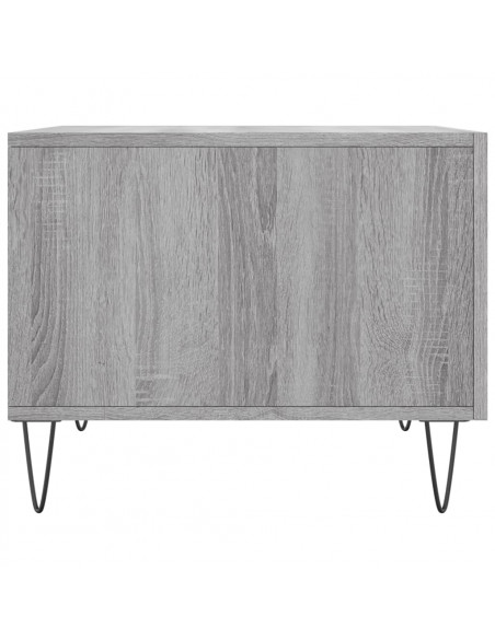 Tavolino da Salotto Grigio Sonoma 50x50x40 cm Legno Multistrato