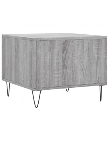 Tavolino da Salotto Grigio Sonoma 50x50x40 cm Legno Multistrato