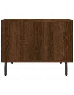 Tavolino da Salotto Rovere Marrone 50x50x40cm Legno Multistrato 2