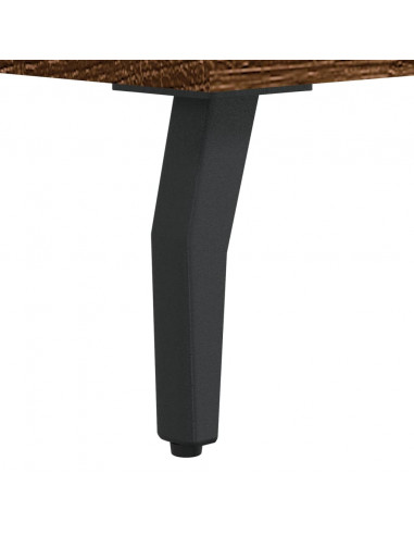 Tavolino da Salotto Rovere Marrone 50x50x40cm Legno Multistrato