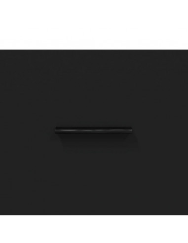 Tavolino da Salotto Nero 50x50x40 cm in Legno Multistrato