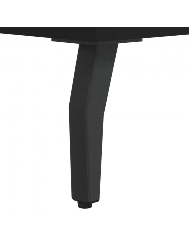 Tavolino da Salotto Nero 50x50x40 cm in Legno Multistrato