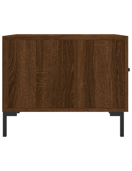 Tavolino da Salotto Rovere Marrone 50x50x40cm Legno Multistrato