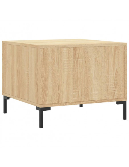 Tavolino da Salotto Rovere Sonoma 50x50x40 cm Legno Multistrato