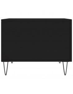 Tavolino da Salotto Nero 50x50x40 cm in Legno Multistrato 2